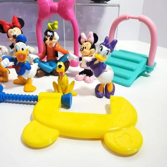 Mickey Mouse Clubhouse Figures Vehicles Train Depot Tractor Lot Tested - Picture 7 of 16